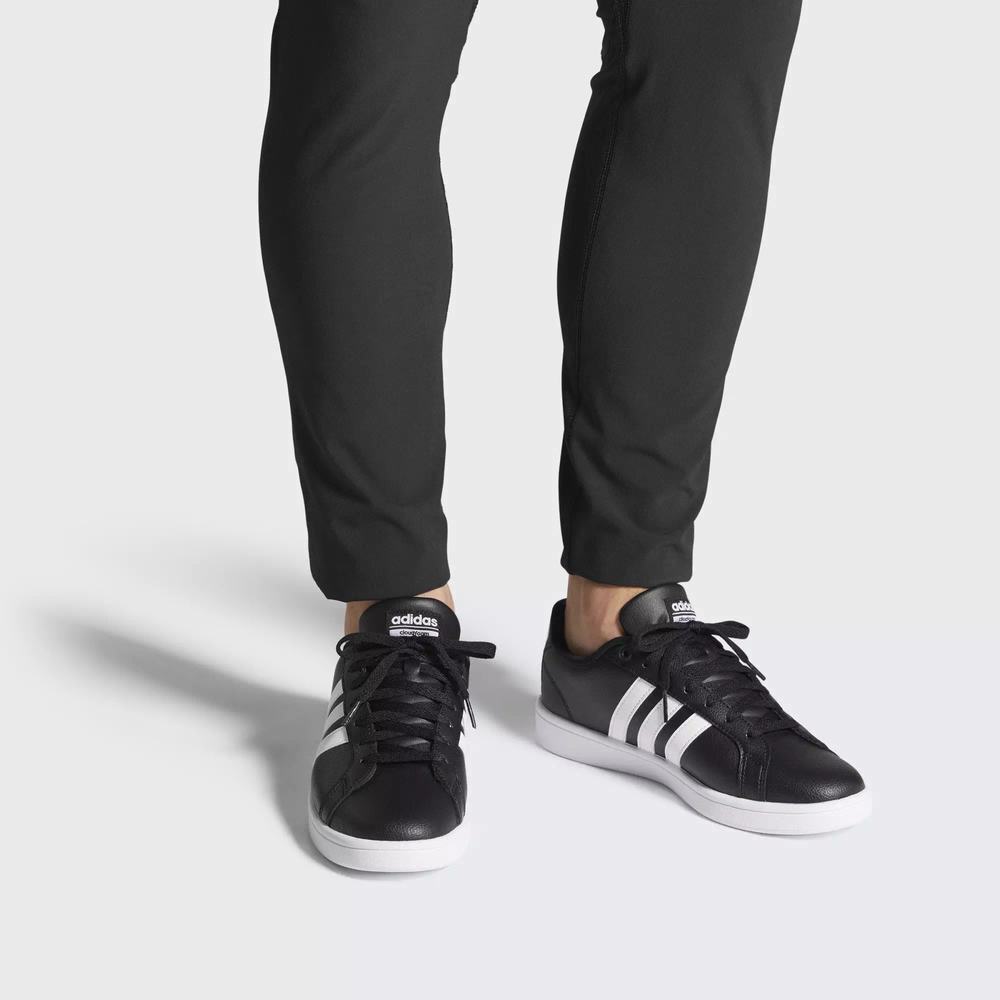 Adidas Cloudfoam Advantage Tenis Negros Para Hombre (MX-48804)